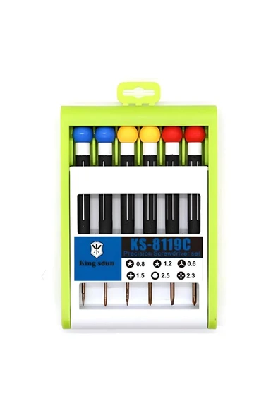 Ks 8119c 6'lı Tornavida Seti - King'sdun ürün görseli 1