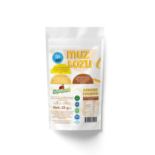 Saga Fresh Dondurularak Kurutulmuş Muz Tozu - 2