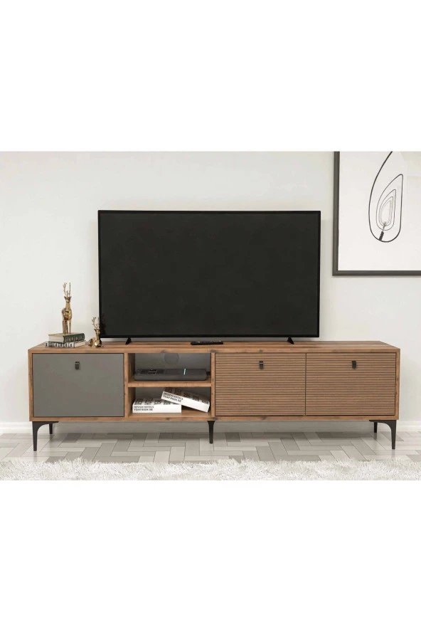 Mezza 1362 Vision Tv Ünitesi Hat - Kaplan - Antrasit - 2