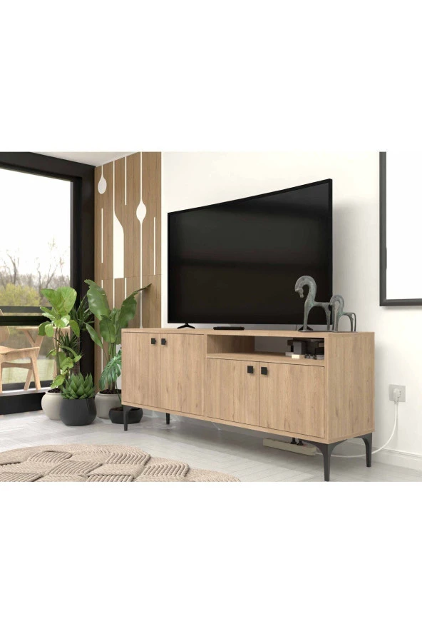 Mezza 1546 Artemis 139 Cm Tv Ünitesi Sepet Rengi