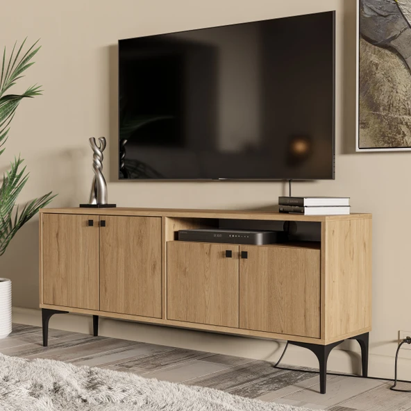 Mezza 1546 Artemis 139 Cm Tv Ünitesi Sepet Rengi