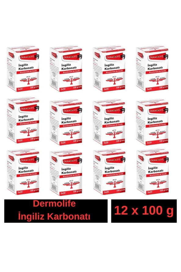 İngiliz Karbonatı 12 x 100 g 12 li Set