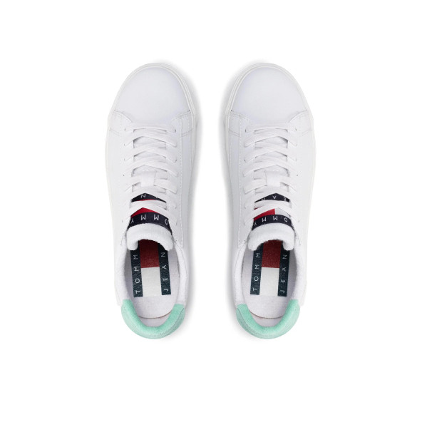 TOMMY JEANS DERİ DÜŞÜK KESİM KADIN SNEAKERS VULC AYAKKABI EN0EN01627 - 5