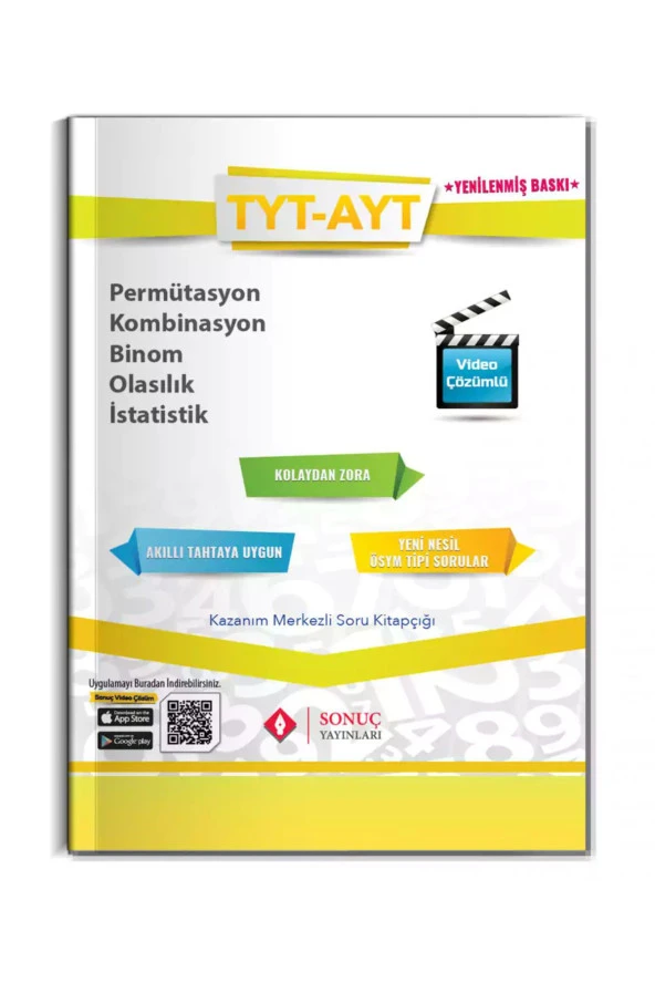 Tyt Ayt Permütasyon Kombinasyon Binom Olasılık Ve İstatistik ürün görseli 1