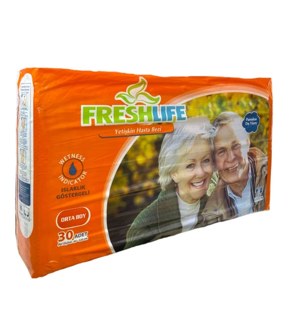 FRESHLIFE Yetişkin Hasta Bezi 30 ADET (Medium)