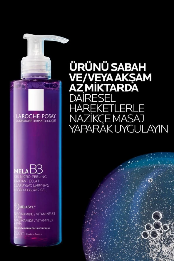 La Roche Posay Mela B3 Koyu Leke Karşıtı Temizleme Jeli 200 ml + La Roche Posay Mela B3 Leke Karşıtı Serum 30 ml  + La Roche Posay Anthelios UVmune 400 Invisible Fluid SPF50+ 50 ml - 2