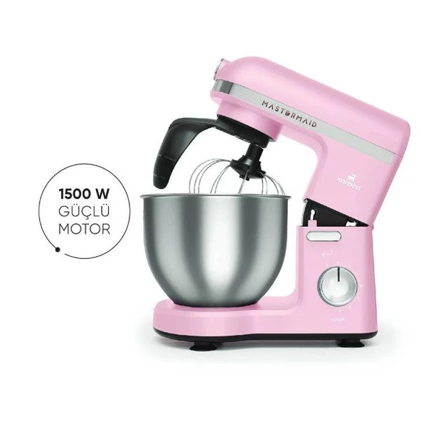 Karaca Mastermaid Chef Pro Çift Kollu 1500 W 5 lt Pink Mutfak Şefi