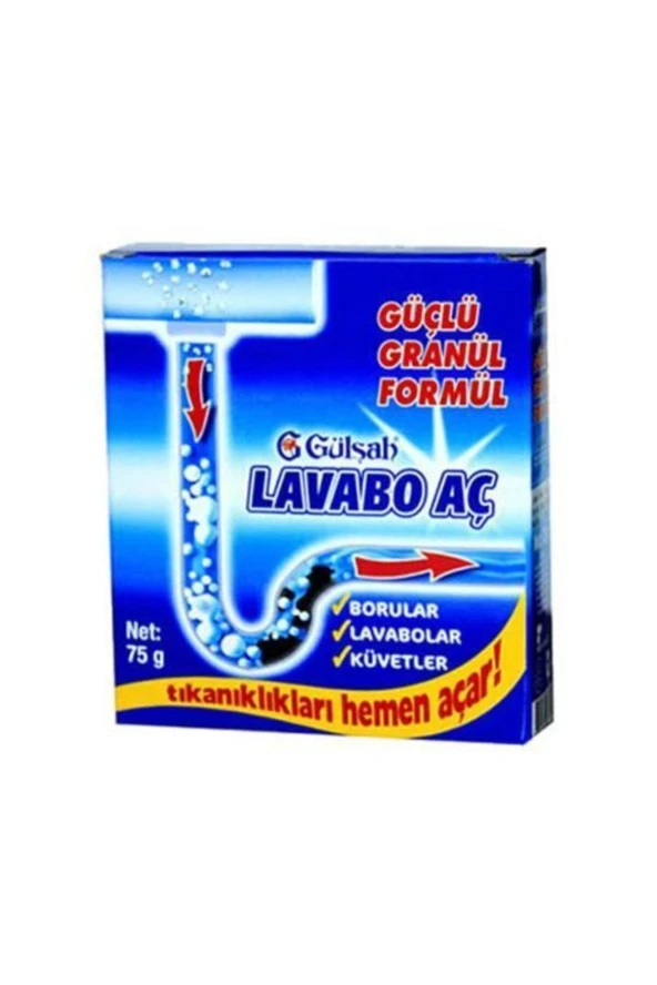 GÜLŞAH Lavabo Açıcı Granül 75g