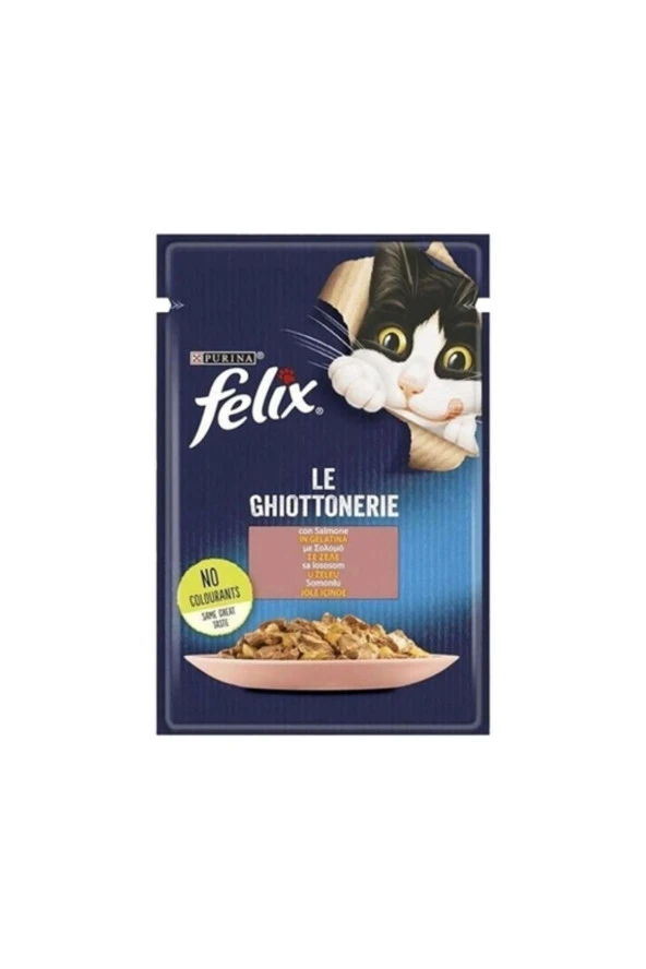 FELIX Somonlu Kedi Yaş Mama 85 Gr.