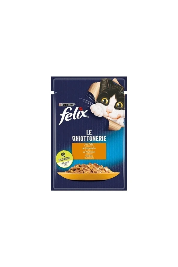 FELIX Tavuklu Yetişkin Kedi Pouch