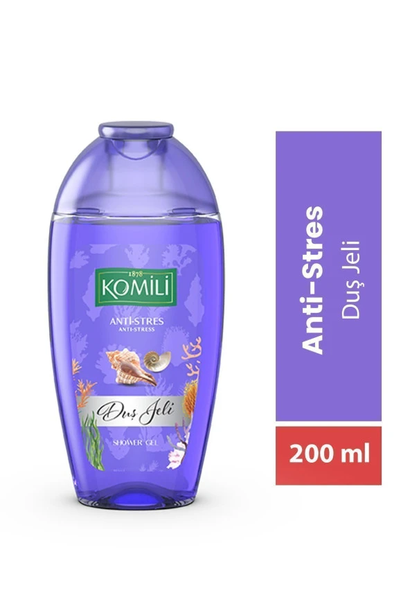 KOMİLİ Anti-stres Vegan Seyahat Boy Duş Jeli - Egzotik Koku - 200 ML