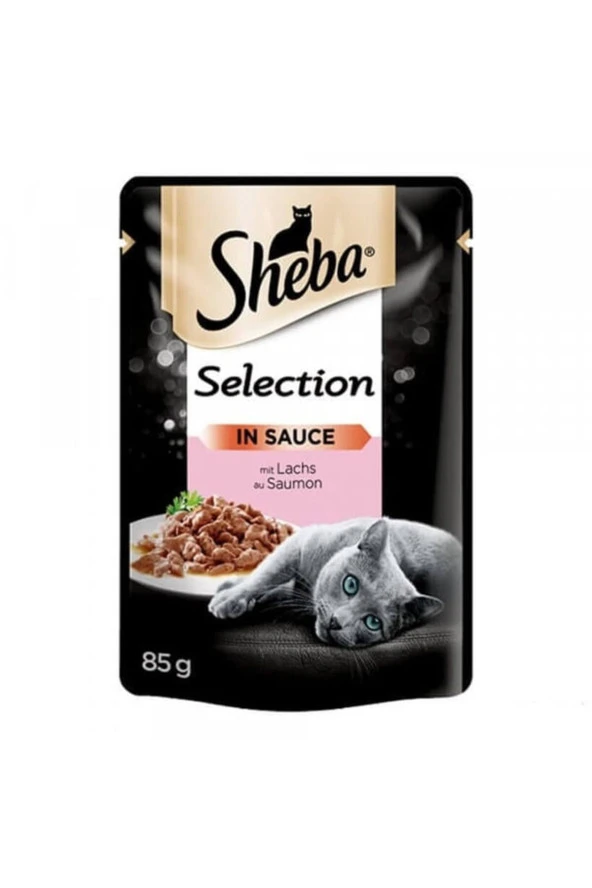 SHEBA Pouch Somon Balıklı Yetişkin Kedi Konserve 85 gr