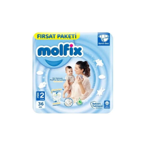 Molfix Bebek Bezi Jumbo 2 Mini 36'lı