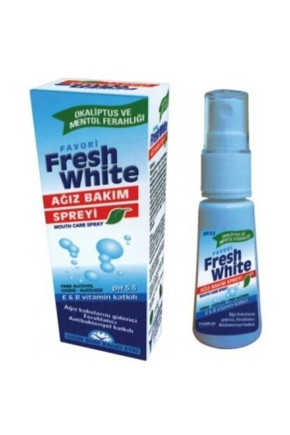 FRESH WHİTE Ağız Bakım Spreyi 30 ml