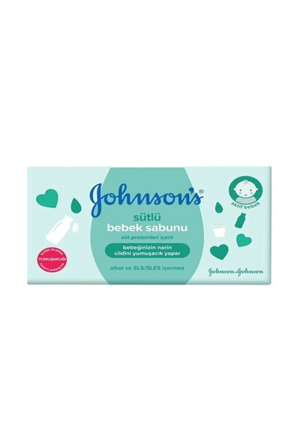 JOHNSON'S Baby Sütlü Bebek Banyo Sabunu 100 gr