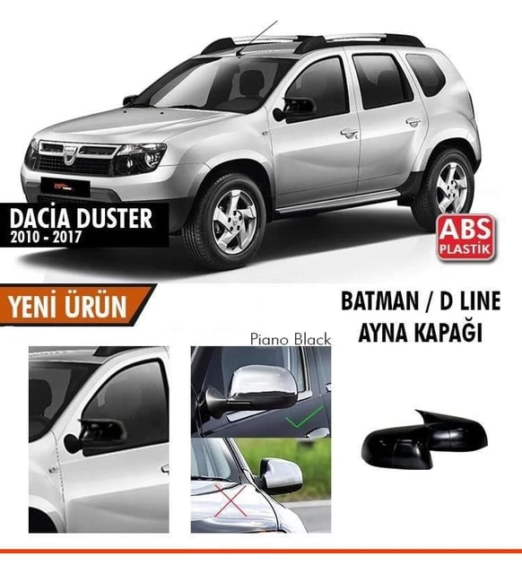 Dacia Duster 2010-2017 Yarasa / Batman Ayna Kapağı