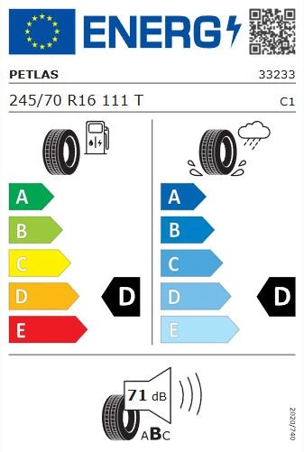 Petlas Explero A/T PT421 245/70 R16 111T Reinf. Yaz Lastiği - 2025 - Resim 2