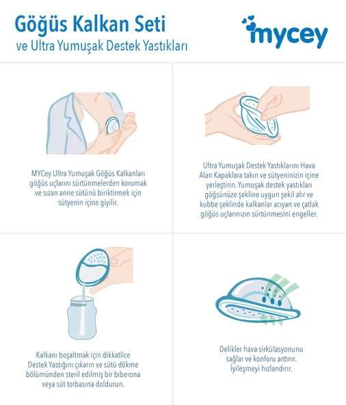 Mycey Ultra Yumuşak Göğüs Kalkanı Seti - 6