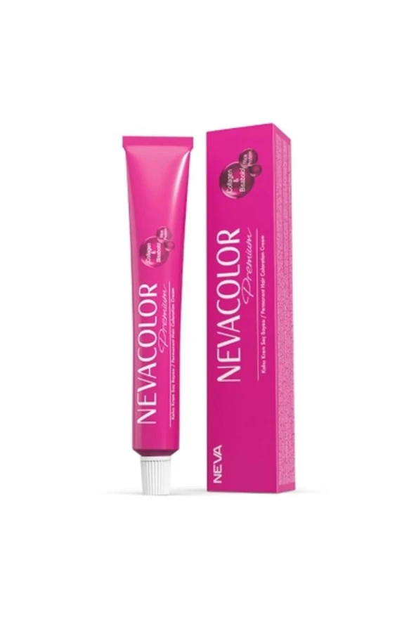 NEVA COLOR Premium Tüp Saç Boyası 6.66 Koyu Kızıl Kumral