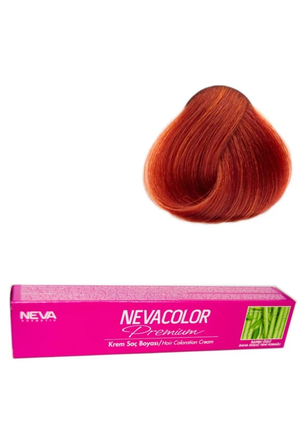 NEVA COLOR Premium Tüp Saç Boyası 5.4 Açık Kestane