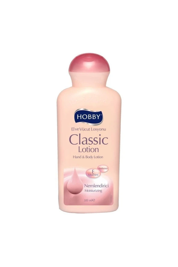 Hobby Classic Nemlendirici El Ve Vücut Losyonu 300Ml