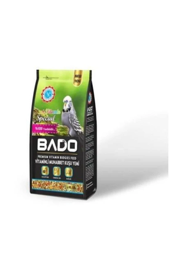 BADO Muhabbet Kuş Yemi Vitaminli 400gr