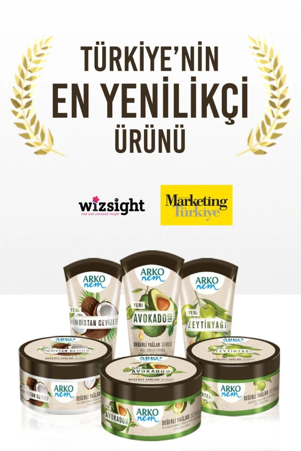 ARKO Zeytinyağlı Nem Krem 60 ml - Resim 4