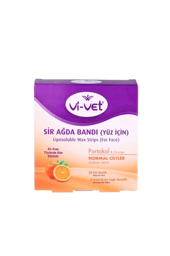 Vİ-VET Ağda Bandı Yüz 24lü Portakal