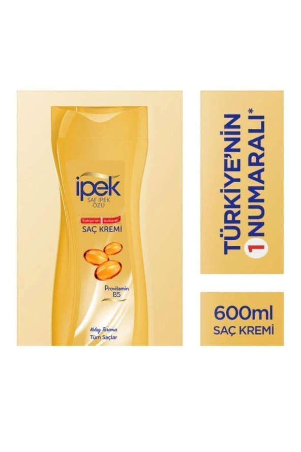 İPEK Ipek Tüm Saçlar Için Pro Vitamin B5 Saç Kremi 600 ml