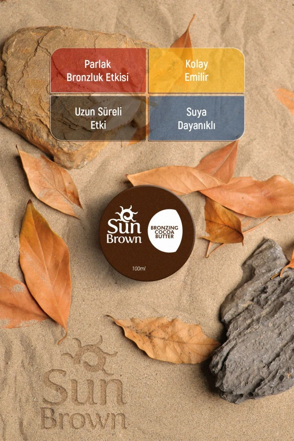 SUN BROWN Bronzlaştırıcı Kakao Kremi 100 Gram - 5