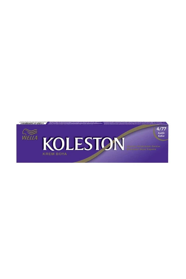 WELLA Koleston Single Tüp Boya 4/77 Kadife Kahve - Resim 2