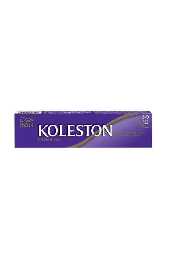 WELLA Koleston Single Tüp Boya 3/0 Koyu Kahve - Resim 2