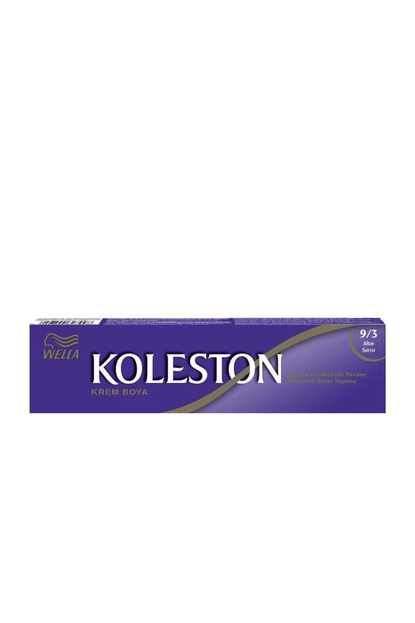WELLA Koleston Single Tüp Boya 9/3 Altın Sarısı - Resim 2