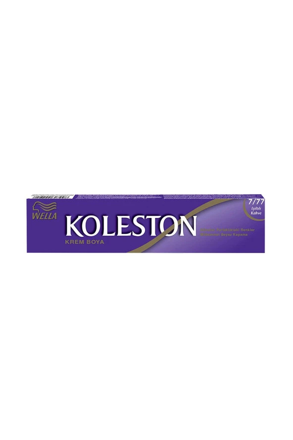 Wella Koleston Single Tüp Boya 7/77 Işıltılı Kahve - Resim 2