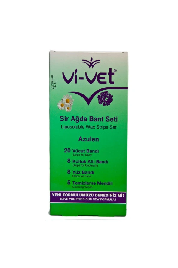Vİ-VET Ağda Bandı Vücut 41li Azulen