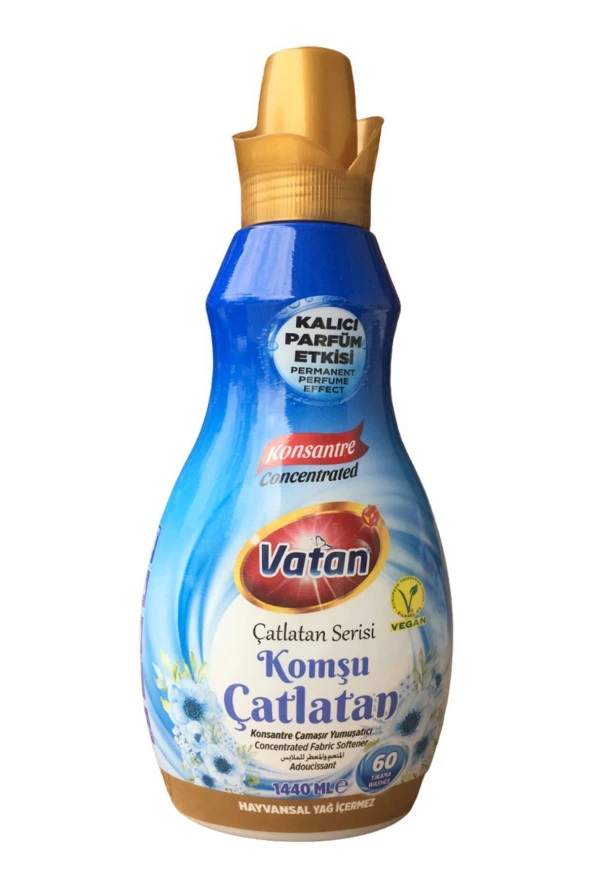 VATAN Komşu Çatlatan Konsantre Çamaşır Yumuşatıcı 1440ml