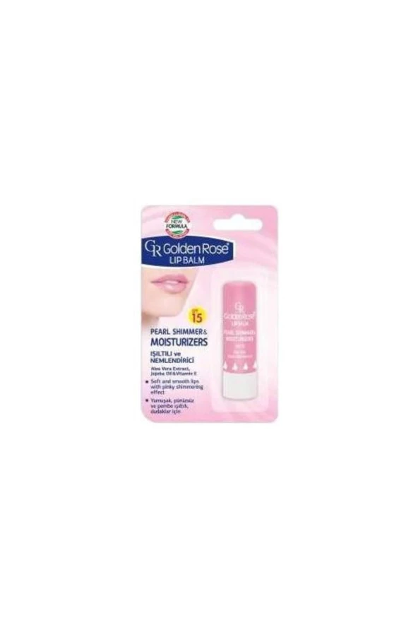 GOLDEN ROSE Lip Balm No: 02 Pearl - Dudak Bakım Kremi ve Nemlendirici