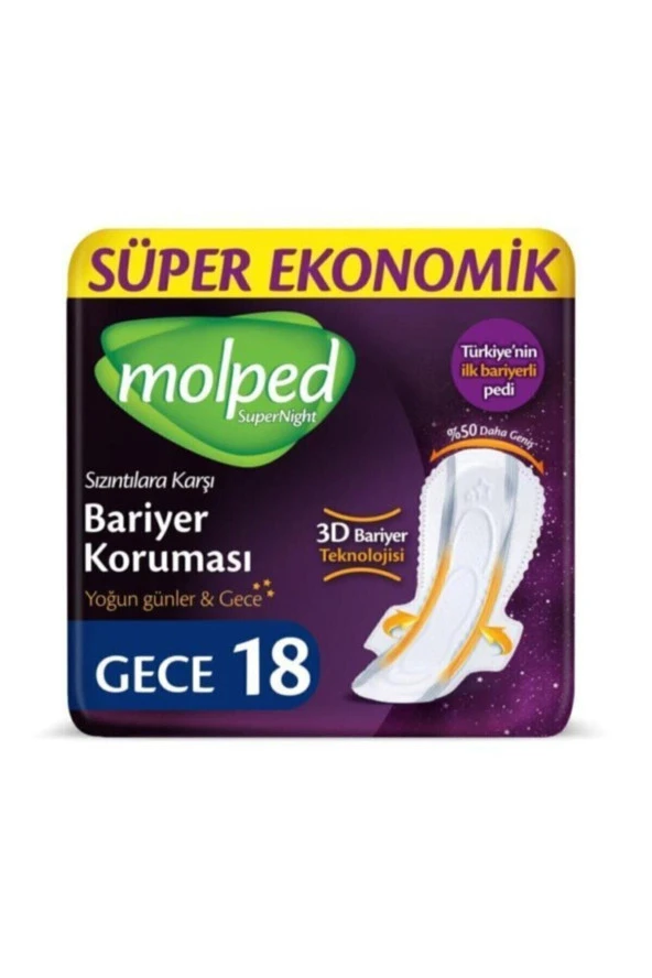 MOLPED Supernight Ekonomik Gece 18'li ürün görseli 1