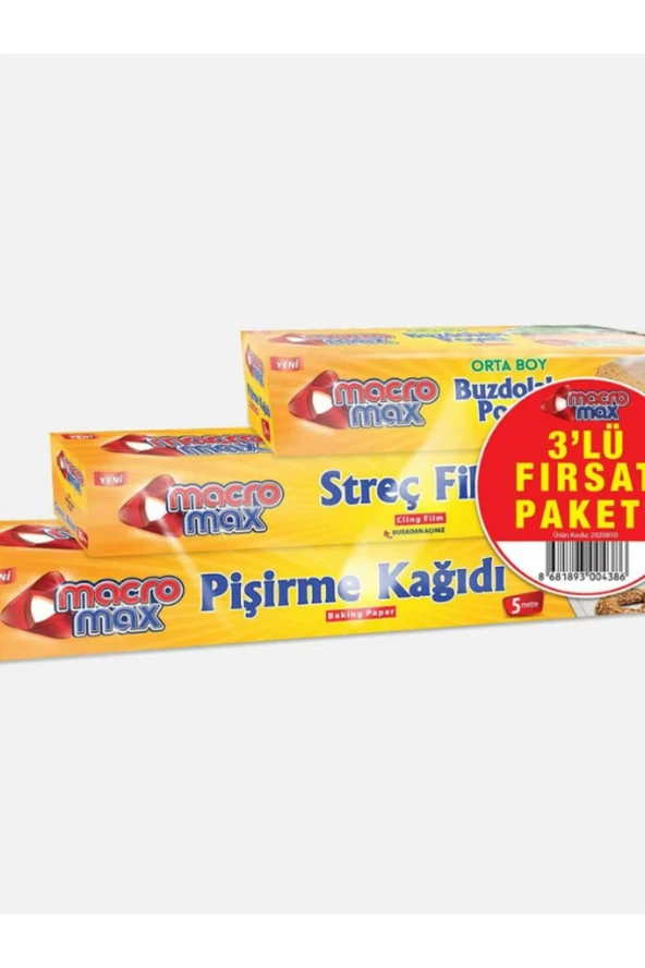 MACROMAX 3’lü Fırsat Paketi