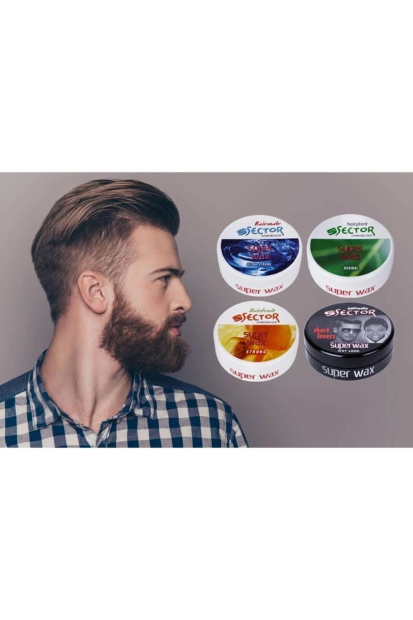 SECTOR Süper Wax Strong- Sert Tutuş Wax 150ml - 4