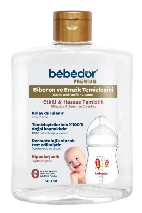 BEBEDOR 500 Ml Emzik&biberon Temizleyici