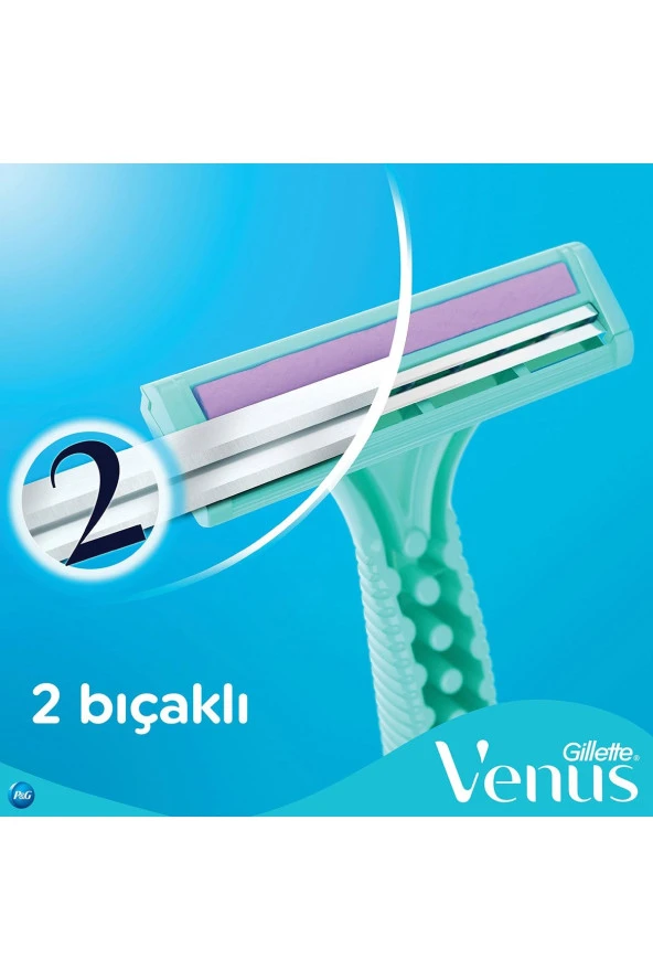 GİLLETTE VENUS Simply Venus 2 Kullan At Tıraş Bıçağı X4 - 3