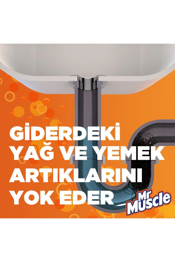 MR. MUSCLE Granül Lavabo Açıcı, 2x50g - Resim 5