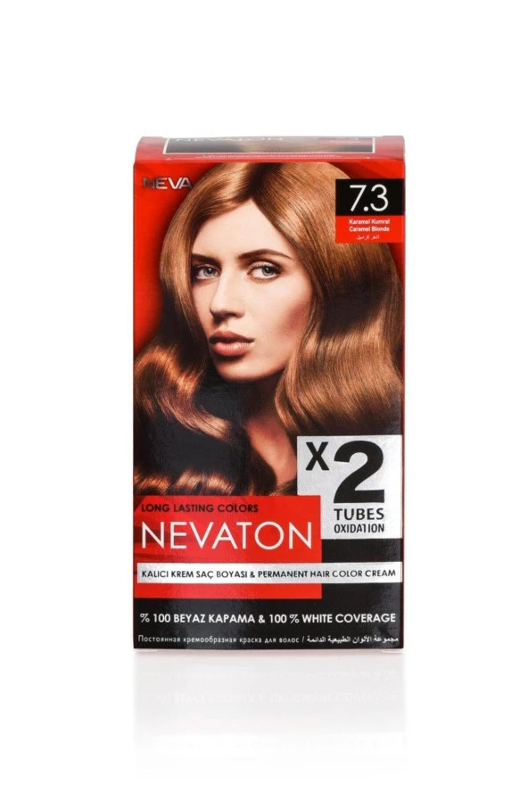 NEVATON 2 Li Saç Boyası 7.3 Karamel Kumral ürün görseli