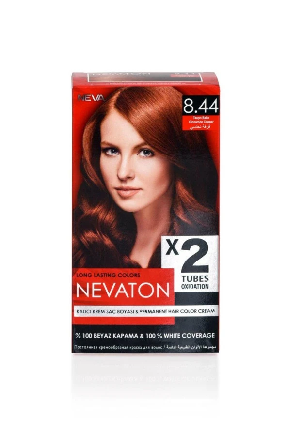 NEVATON 2 Li Saç Boyası 8.44 Tarçın Bakır ürün görseli 1