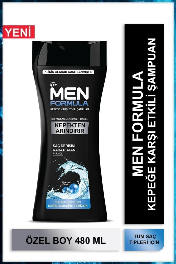 İPEK Ipek Men Formula Kepeğe Karşı Etkili Şampuan - Normal Saçlar ürün görseli