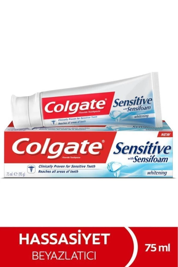 COLGATE Sensitive Sensifoam Beyazlatıcı Diş Macunu 75 ml