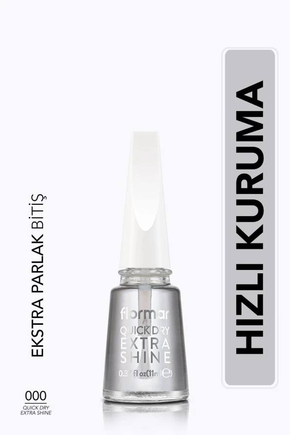 FLORMAR Tırnak Bakımı - Quick Dry Extra Shine Redesign 000 8690604560547 35000026