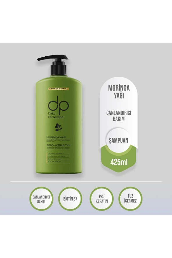 DAİLY PERFECTİON dp Daily Perfection Moringa Yağı Şampuan 425 ml