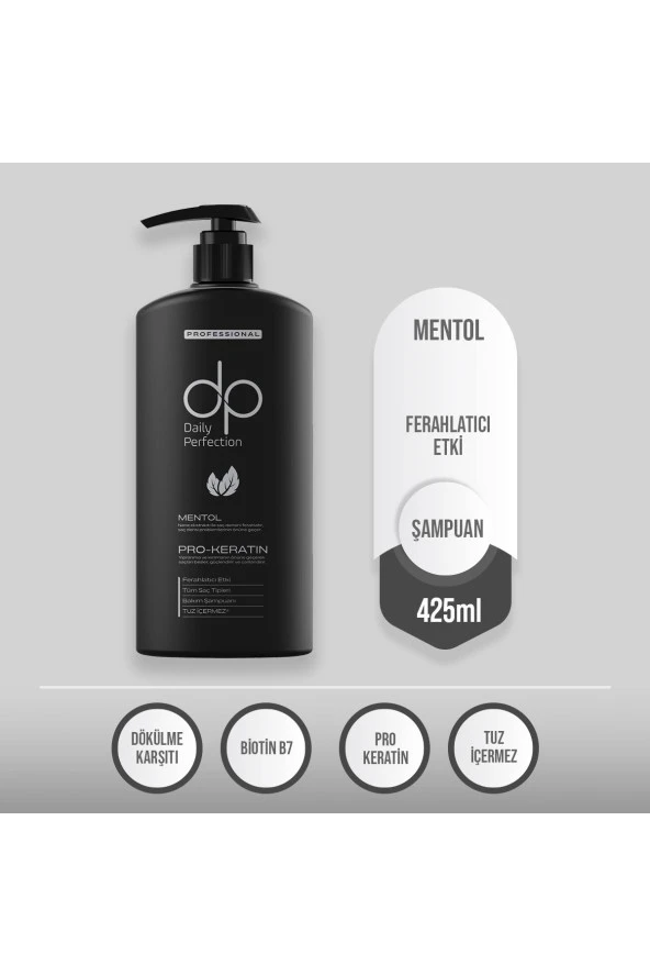 DP DAİLY PERFECTİON Şampuan 425 ml Mentol ürün görseli 1